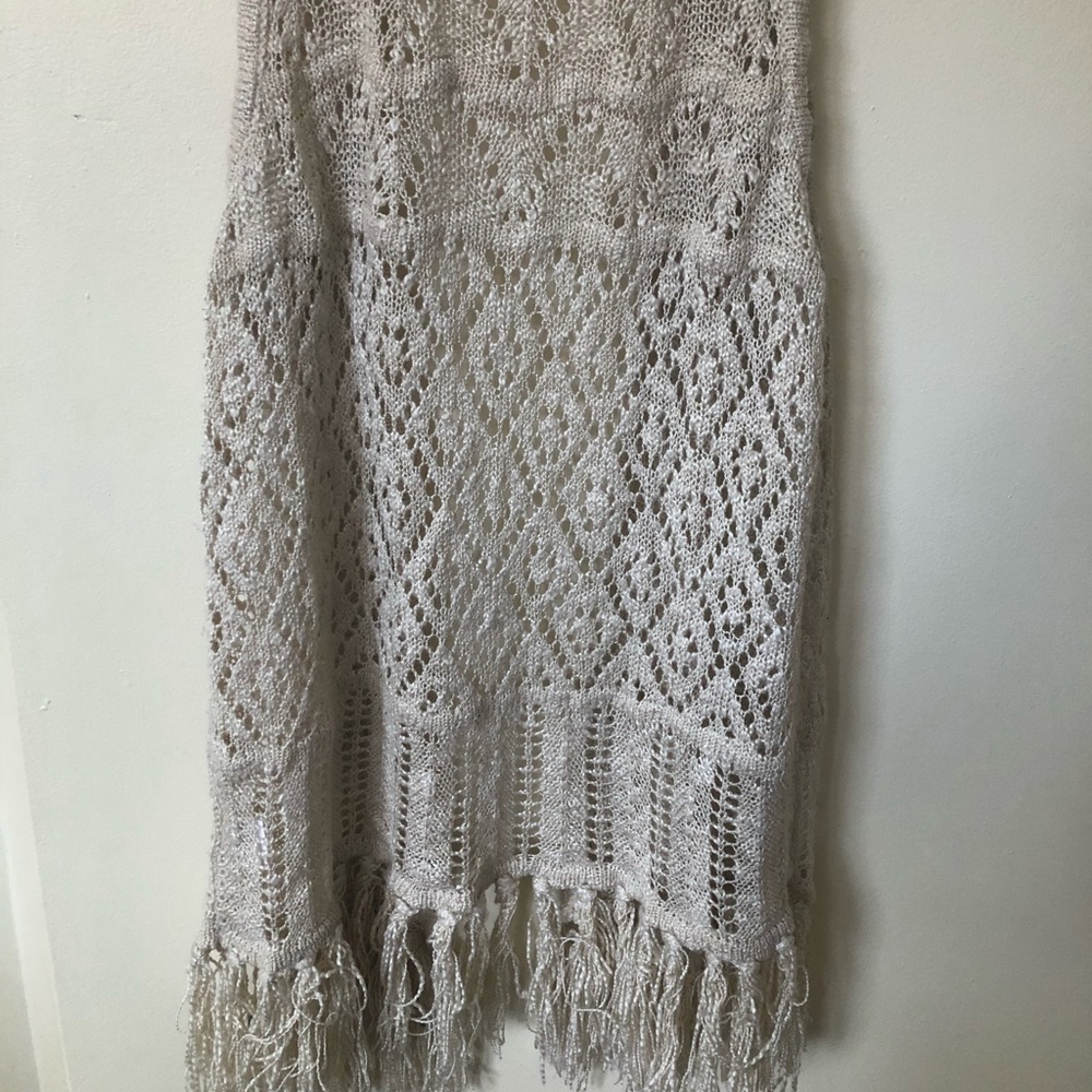 Knit vest cardigan